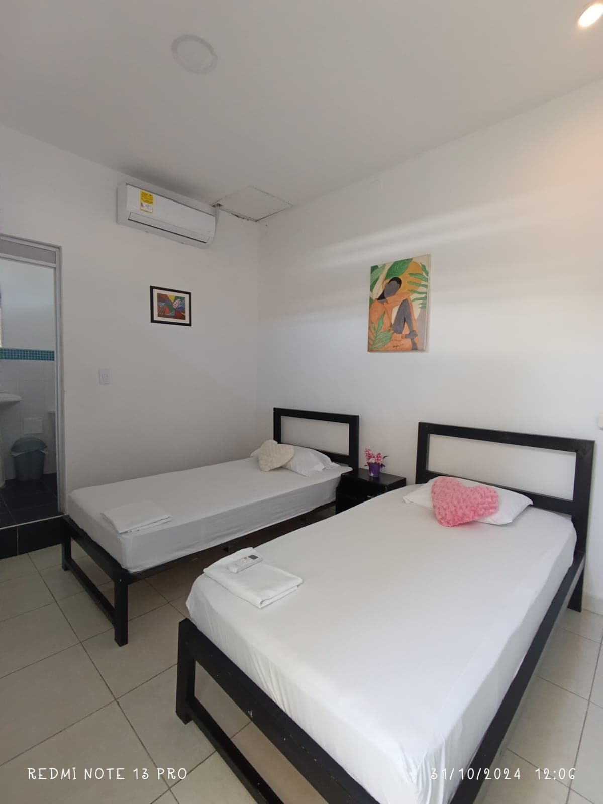 Habitación donde se hospedan los estudiantes